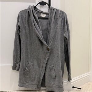 Caslon Gray Hooded Cardigan